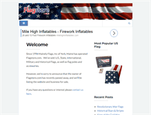 Tablet Screenshot of flagstore.com